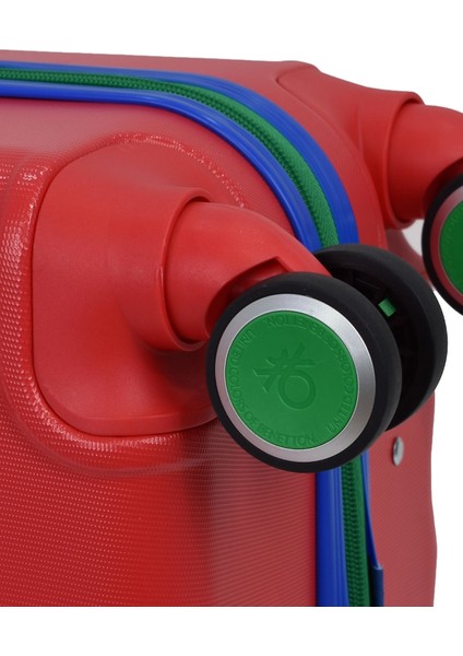 Elatae Benetton Lüx Abs Orta Boy Valiz Kırmızı BNT600 fırsatları