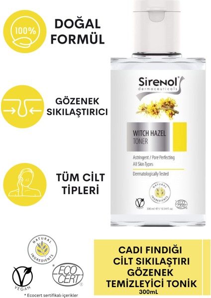 Natural Siyah Nokta Ve Sivilce Karşıtı Niacinamide Cilt Bakım Seti 60 mL / 300 mL