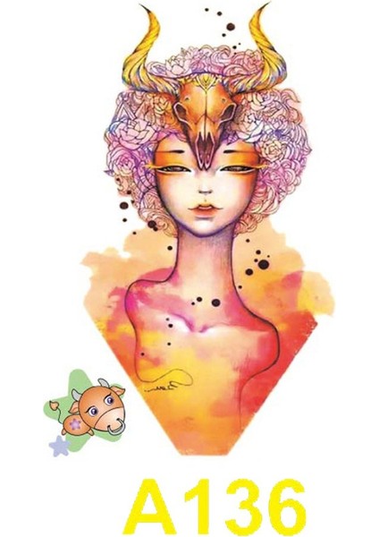 Kol Kol Dövme Geçici Dövme Su Geçirmez Etiket Dövme Vücut Sanatı Dövme - Çok Renkli A136 (Yurt Dışından) fiyatları