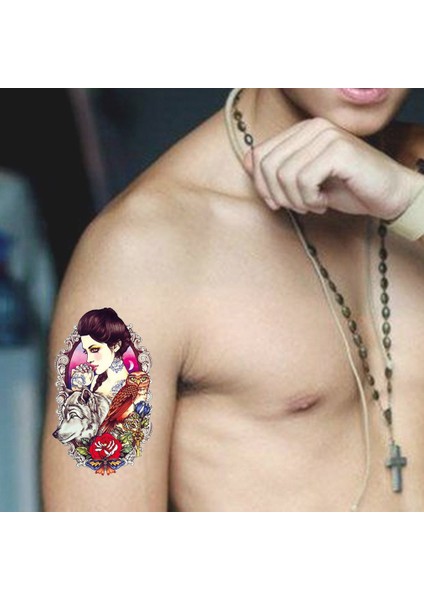 Kol Kol Dövme Su Geçirmez Geçici Dövme Etiket Dövme Vücut Sanatı Dövme Çok Renkli A001 (Yurt Dışından) modelleri