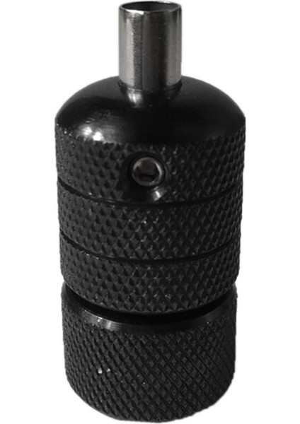 25MM Alüminyum Alaşımlı Kendinden Kilitli Dövme Sapları Profesyonel Kendinden Kilitli Kol - Siyah (Yurt Dışından)