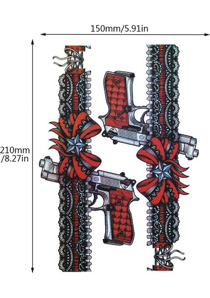 Su Geçirmez Ter Kol Dövme Çıkartmaları Dövme Erkek ve Kadın Dövme Çıkartmaları Çok Renkli LC405 (Yurt Dışından) fırsatları