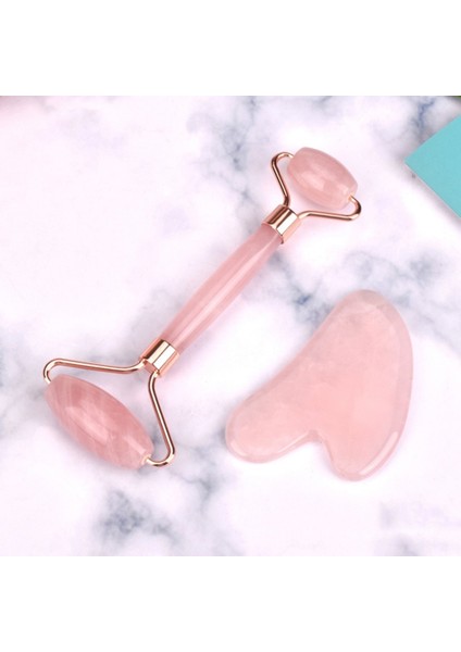 Pembe Gua Sha Rulo Masaj Yüz Reçine Yüz Masajı Rulo Güzellik Cilt Bakımı Guasha Kazıma Tahtası Vücut Yüz Masaj Aletleri (Yurt Dışından) fiyatları