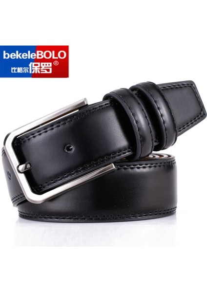 Dropshipping Moda Erkek Kemerleri Deri Lüks Tasarımcı Kahverengi Vintage Bel Kemeri Kot Cinturon Kovboy Hombre (Yurt Dışından)