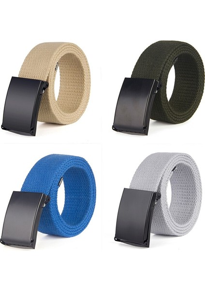Erkek Kemerleri Moda Unisex Ordu Taktik Bel Kemeri 3.8 cm Açık Spor Kanvas Kemer Lüks Kanvas Dokuma (Yurt Dışından) fiyatları