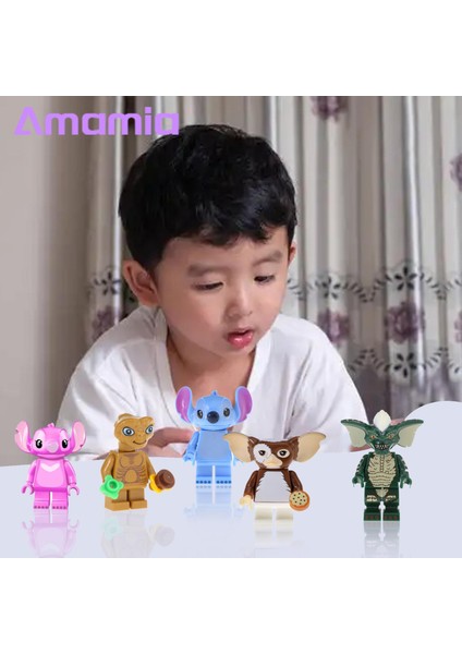 Amamia Yapı Taşları Şekil Karikatür Film Dikiş Minifigure Çocuk Yapı Taşı Oyuncak (Yurt Dışından)