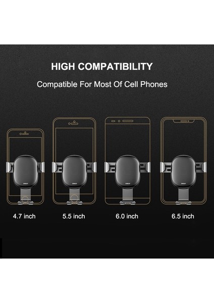 Enkay ENK-CM102 Otomatik Yerçekimi Araç Montaj Rotasyon Araç Hava Firar Montaj Telefon Tutucu (Yurt Dışından) fırsatları