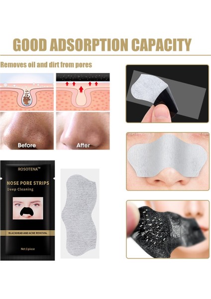 10 Adet Burun Siyah Nokta Remover Maske Derin Temizlik Gözenek Küçültmek Akne Tedavisi Maskesi Cilt Bakımı Burun Siyah Noktalar Gözenek Şeritleri Cilt Bakımı (Yurt Dışından) fırsatları