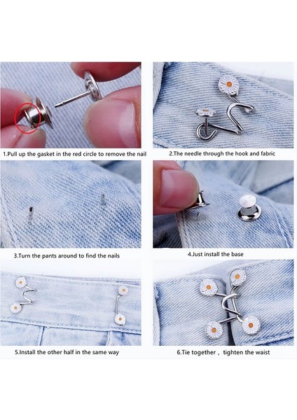 Mod Legering Nail-Gratis Taille Gesp Taille Sluiten Artefact Verstelbare Drukknoop Afneembare Afneembare Kleding Broek Naaien Te (Yurt Dışından) indirimleri