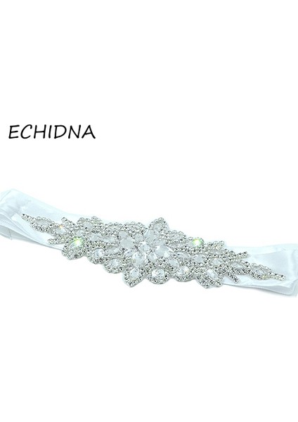 Gelinlik Için Beyaz Saten Kurdele ile Rhinestone Gelin Kanat Bel Kemeri (Yurt Dışından) fiyatları