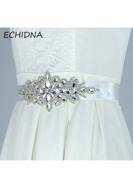 Gelinlik Için Beyaz Saten Kurdele ile Rhinestone Gelin Kanat Bel Kemeri (Yurt Dışından) fırsatları