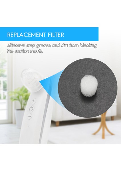 300 Adet Yedek Filtre Sünger Gözenek Temizleyici Siyah Nokta Remover Emme Makinesi Aksesuarları (Yurt Dışından) indirimleri