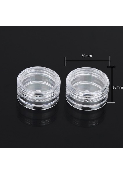 100 Adet Kozmetik Kavanoz 3/5g Küçük Boş Kozmetik Doldurulabilir Şişeler Plastik Göz Farı Makyaj Yüz Kremi Kavanoz Pot Konteyner (Yurt Dışından) modelleri