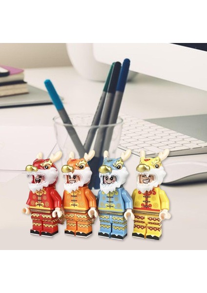 Childrenworld Montajlı Minifigure Heykelcik Dragon-Man Mini Şekil Yapı Taşı Oyuncaklar (Yurt Dışından)