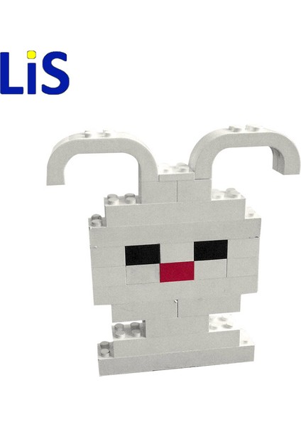 MOC-39142 Paskalya Tavşanı Tavşan Bebek Yumurta Sevimli Tavşan Hayvan Yapı Taşı Oyuncak Yumurta Heykel Çocuk Kız Erkek Doğum Günü Hediyesi (Yurt Dışından)