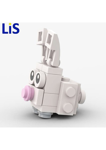 MOC-39142 Paskalya Tavşanı Tavşan Bebek Yumurta Sevimli Tavşan Hayvan Yapı Taşı Oyuncak Yumurta Heykel Çocuk Kız Erkek Doğum Günü Hediyesi (Yurt Dışından)