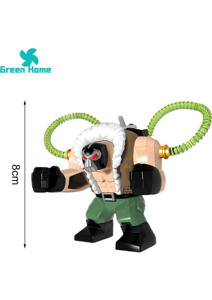 Yeşil Ev Marvel Minifigure Minyatür Erkek Kız Bulmaca Yapboz Blokları Yapı Taşları Oyuncak (Yurt Dışından)