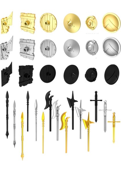 Golden Company Second Sons Lekesiz Dothraki Orta Çağ Toplam Savaş Yapı Taşı Için 10 Adet Yedek Kalkan (Yurt Dışından)