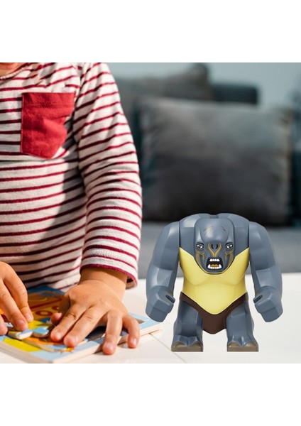 Minifigure Blokları Tuğlalar Oyuncaklar Ogre Minifigure Çocuk Montaj Yapboz Oyuncak (Yurt Dışından)