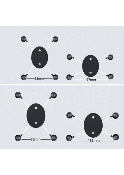 Araba Kafalık Braketi Motosiklet Dikiz Cep Telefonu Braketi Stil: 4 Pençe Küçük Arka Klipler (Yurt Dışından) modelleri