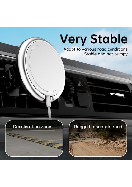 R-Just CZ01 Magsafe Kablosuz Şarjlı Araç Tutucu (Yurt Dışından) modelleri