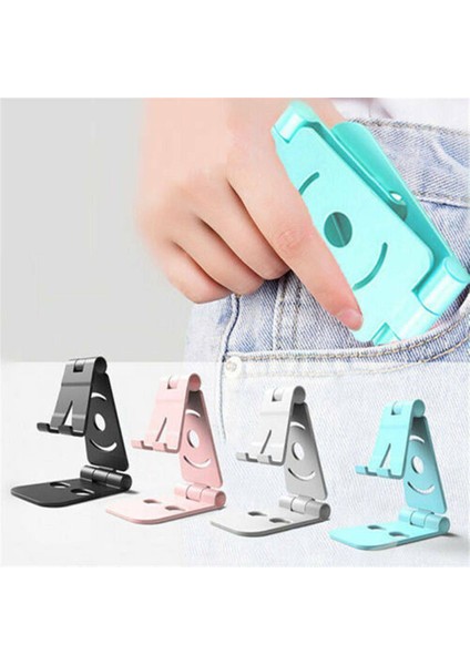 Katlanabilir Döner Telefon Standı Tutucu Beşik Döner Braket Küçük Büyük Telefonlar Için Dönen Cep Telefonu Standı Tablet Yayın Standı (Yurt Dışından) indirimleri