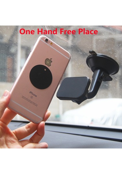 [yeni Ürün] Evrensel Manyetik Araç Telefonu Tutucu Araç Standı Montaj Tutucu 360 Dönebilen Stand Desteği Ön Cam Kontrol Paneli Cep Telefonu Tutucu (Yurt Dışından) fırsatları