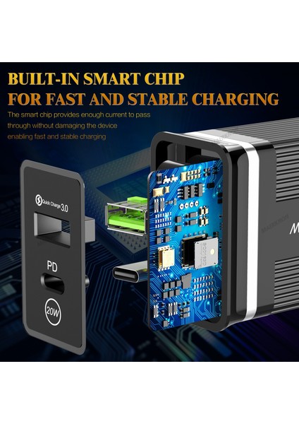 Maerknon USB C Şarj Cihazı 20W Hızlı Şarj Qc 3.0 Hızlı Telefon Duvar Şarj Cihazı C Tipi Pd Güç Adaptörü Samsung Xiaomi iPhone 14 13 (Yurt Dışından) fırsatları