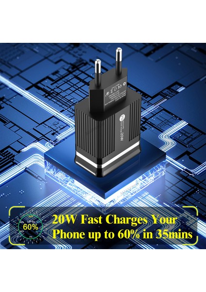 Maerknon USB C Şarj Cihazı 20W Hızlı Şarj Qc 3.0 Hızlı Telefon Duvar Şarj Cihazı C Tipi Pd Güç Adaptörü Samsung Xiaomi iPhone 14 13 (Yurt Dışından) indirimleri