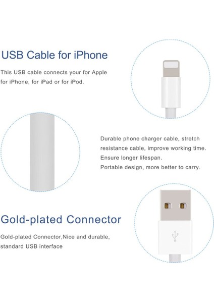 iPhone Abd Tak Için 8 Pinli USB Kablolu Cep Telefonu USB Duvar Şarj Adaptörü (Yurt Dışından) indirimleri