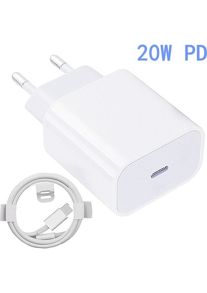 20W Hızlı Şarj Pd USB C Şarj Cihazı Apple iPhone 13 Pro 12 11 8 7 ipad Ab Güç Adaptörü Abd Tak Pd Şarj Tipi C Bağlantı Noktası Kablosu (Yurt Dışından) fiyatları