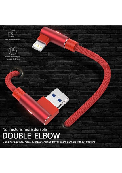 90 Derece Hızlı Şarj USB Şarj Aleti Kablosu iPhone 11 12 Pro x Xr Xs Max 6 7 8 Artı Se 2 iPad Kökenli Veri Kablosu Uzun Tel 2m 3m (Yurt Dışından) fiyatları