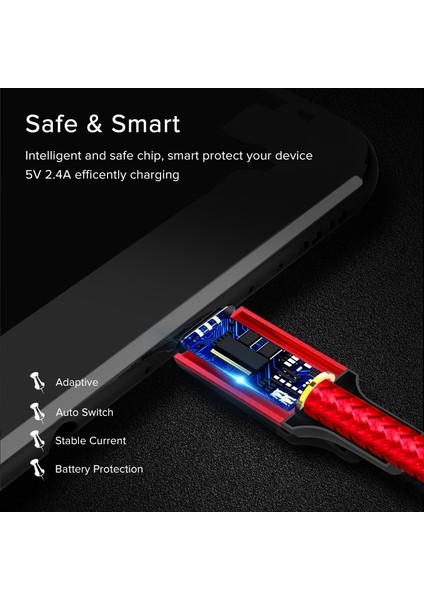 Suptec Mikro USB Kablosu 2.4A Hızlı Şarj Mikro USB Şarj Kablosu Samsung Galaxy S7 Kenar S6 Xiaomi Redmi Cep Telefonu Kabloları (Yurt Dışından) modelleri