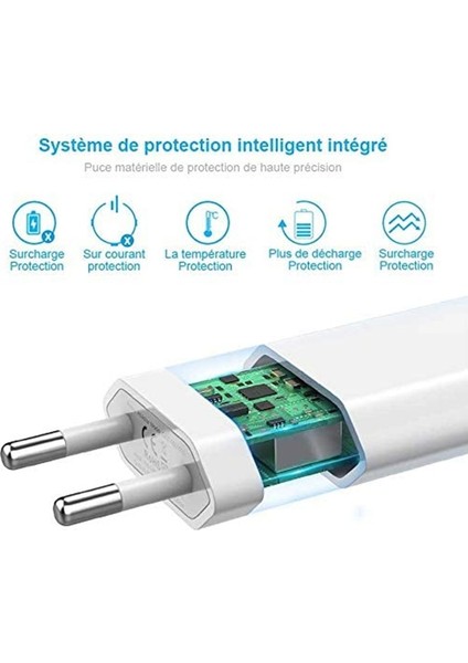2022 Yeni USB Şarj Aleti Kablosu iPhone 11 12 13 Xs Max Xr x 8 7 6s 6 Artı 1m USB Veri Senkronizasyon Kablosu 5V 1A Duvar USB Telefon Şarj Cihazı (Yurt Dışından) fiyatları