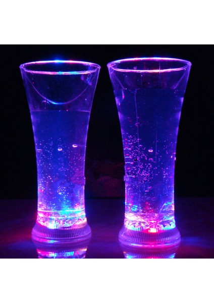 Renkli LED Parlayan Bardak Flaş Su Indüksiyon Işık Bardak Içme Bardakları - Renkli (Yurt Dışından) fiyatları