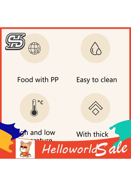 Yemek Tabağı Pürüzsüz Kenarlı Bpa Içermeyen Yuvarlak Bölünmüş Gıda Saklama Kabı (Yurt Dışından) indirimleri