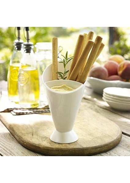 Patates Kızartması Rafı Çeşitli Soslar Cipsler Snack Koni Daldırma Fincan Sofra Takımı (Yurt Dışından) indirimleri