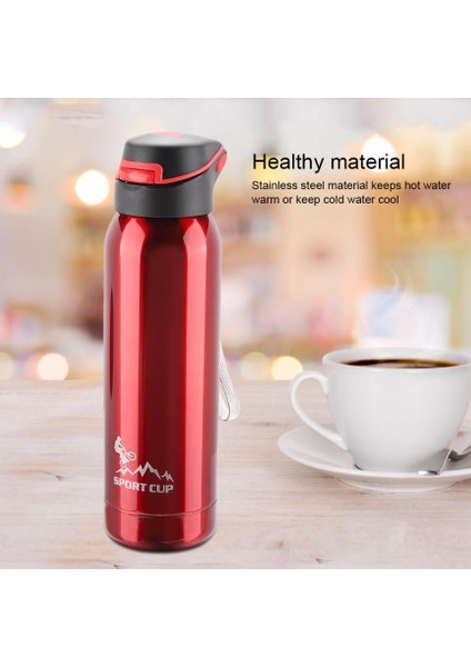 500 ml Paslanmaz Çelik Şişe Vakum Yalıtımlı Saman Bardak Kupa Spor Su Şişesi (Yurt Dışından) fırsatları