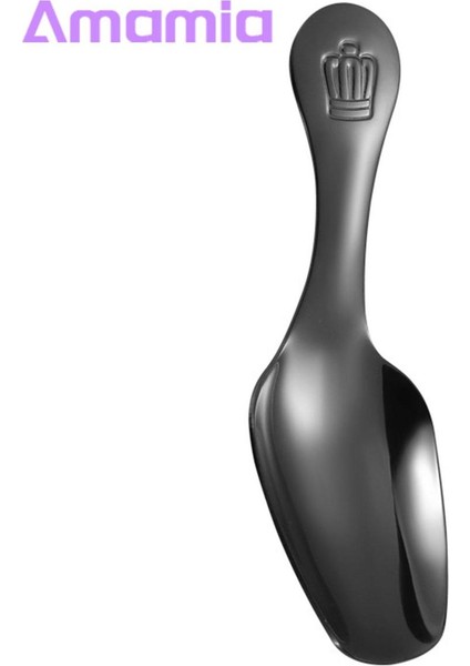 Amamia Kahve Kaşığı Ayna Cilalı Mini Taşınabilir Çay Şeker Tuz Baharat Kaşığı Mutfak Aracı (Yurt Dışından)