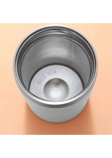 Ev Için Yaratıcı Kapaklı 350ML Paslanmaz Çelik Su Bardağı Kahve Kupa (Yurt Dışından)