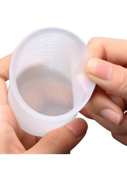 Ersono 10 Adet Silikon Ölçüm Bardak 100 ml Silikon Bardak Yapışmaz Karıştırma Bardak Dıy Tutkal Araçları Bardak El Yapımı Zanaat (Yurt Dışından) modelleri