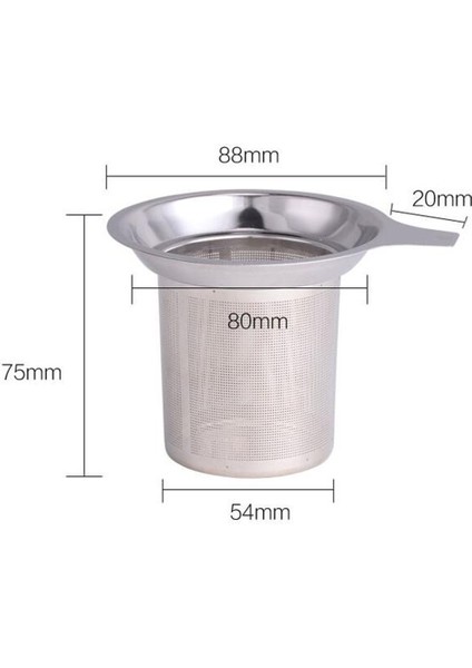 Yfashion Paslanmaz Çelik Ea Süzgeç Demlik Gevşek Yaprak Ain Ea Bardak Kupalar (Yurt Dışından) fırsatları