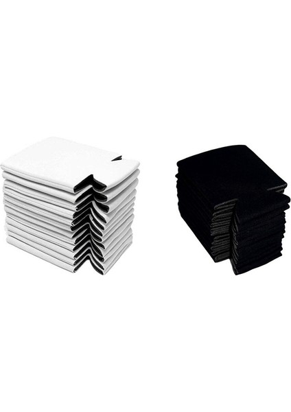 20PCS Neopren Kutu Soğutucu Içecek Kupası Şişe Kol Izolatör Wrap Kapak Yeni Beyaz ve Siyah (Yurt Dışından) fiyatları