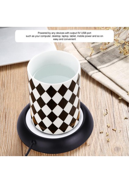 Mini USB Ahşap Tahıl Bardak Isıtıcı Içecek Kupa Mat Ofis Çay Kahve Ater Pad (Yurt Dışından) modelleri