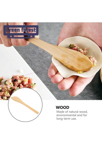 Yeşil Orman Doldurma Spatulaları Iki Uçlu Mevcut Reçel Kremalı Sandviç Bal Doldurma Spatulaları (Yurt Dışından) indirimleri