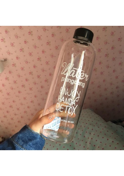 600/1000 ml Taşınabilir Spor Kamp Bisiklet Seyahat Plastik Meyve Suyu Su Şişesi Bardak (Yurt Dışından)