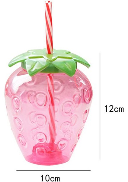 500 ml Yaz Sevimli Çilek Saman Su Şişesi Karikatür Gıda Sınıfı Pp Geniş Uygulama Ev Drinkware Için Süt Kahve Saman Bardağı Profesyonel Tasarım (Yurt Dışından) fırsatları