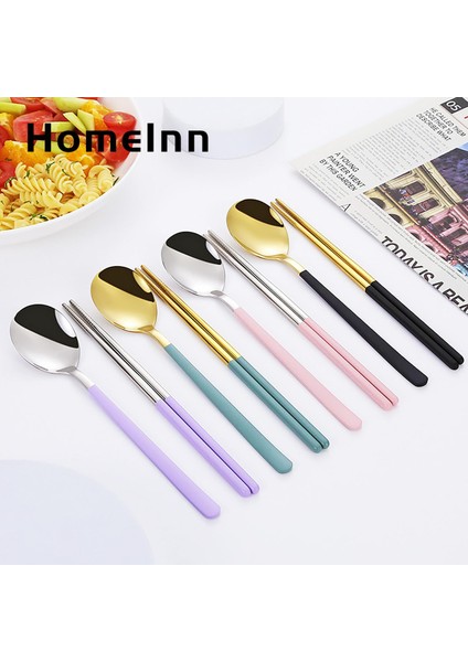 Homeınn Seyahat Çatal Bıçak Takımı Cilalı Aşınmaya Dayanıklı Piknik Kaşık Çatal Çubuk Seti (Yurt Dışından) indirimleri