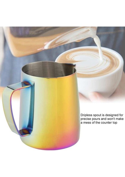 350 ml Kahve Fincanı Kupa Güzel Süt Köpürtme Sürahi Paslanmaz Çelik Latte Çay Kulplu Kupa Daha Fazla Renk (Yurt Dışından) fiyatları