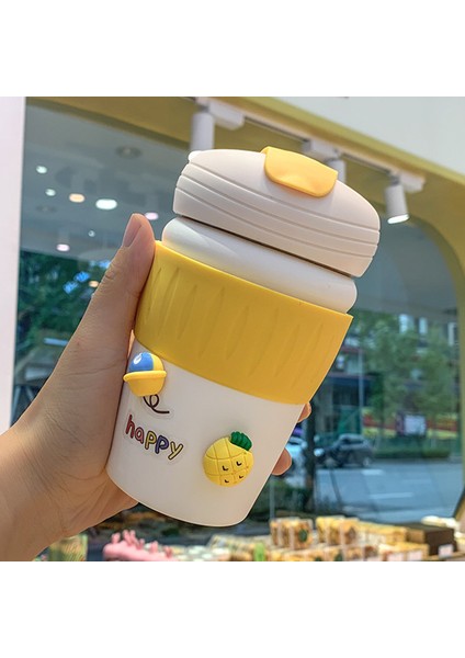 Su Şişesi Büyük Kapasiteli Basit Moda Yalıtımlı Pipetli Bardak (Yurt Dışından) fırsatları